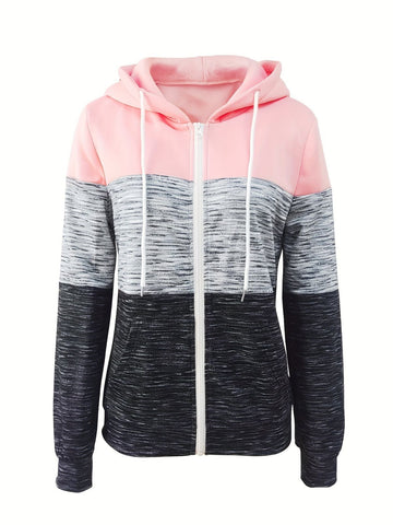 3d Print Hoodie Autumn Hoodie Casual Zip Hoodie Loose Sweatshirt Streetwear - Pink - Size XL(AU XL/EU52) In Australia - Darrahopens