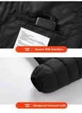 Heated Jacket Smart Heated Hoodie Lightweight Winter Coat Cotton Padded Jacket - Navy - Size 2XL(AU 2XL/EU54) In Australia - Darrahopens