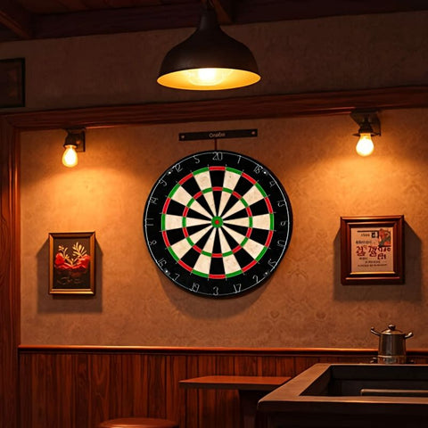 18-inch sisal dartboard, 45cm sisal round net dartboard, digital printed sisal dartboard, sisal dart set, Random 6 types of darts