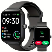 Darrahopens Fashion > Women's Fashion > Women's Watches Smartwatch, men's and women's, 4.95cm fitness tracker, supports answering/making calls, wireless sleep tracking / 50 exercise modes, fitness watch, holiday gift, Valentine's Day gift