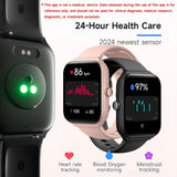Smartwatch, men's and women's, 4.95cm fitness tracker, supports answering/making calls, wireless sleep tracking / 50 exercise modes, fitness watch, holiday gift, Valentine's Day gift