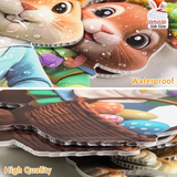 Darrahopens Home & Garden > Decor > Garden Ornaments 2DFlat, 8pcs Easter Gentleman Rabbit Group Decoration, exquisite shape holding egg basket / carrot rabbit, fashionable dress design outdoor waterproof easy to install props, spring courtyard atmosphere Gentleman Rabbit Group Plaque Decoration