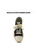 Canvas Sneakers Platform Sneakers Height-Increasing Shoes Unisex Casual Shoes - Black and white - Size 8(AU8/EU41) In Australia - Darrahopens