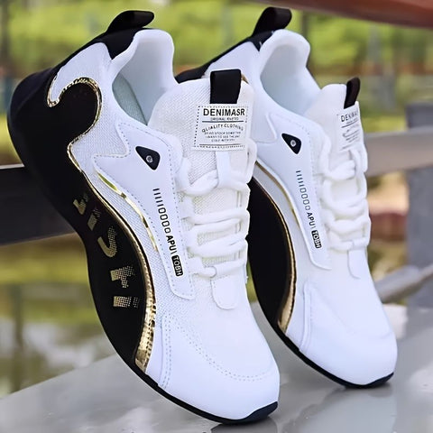 Breathable Hiking Shoes Height-Increasing Sneakers Men'S Casual Sports Shoes - Black and green - Size 7(AU7/EU40)