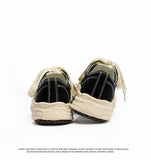 Canvas Sneakers Platform Sneakers Height-Increasing Shoes Unisex Casual Shoes - Black and white - Size 7(AU7/EU38)
