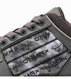 Leopard Print Sneakers Platform Chunky Shoes High-Top Casual Shoes Unisex - Gray pigeon - Size 7(AU7/EU38) In Australia - Darrahopens