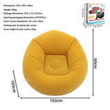 Inflatable Lazy Chair Portable Foldable Sofa Single Person Lazy Sofa Indoor - Rose - Size 01 In Australia - Darrahopens