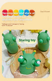 staring small vegetable worm, stress relief toy, novelty gift, popular toy, relaxation toy, anxiety toy, fidget toy, cute stress ball, googly eyes toy - Green - Size 2pcs