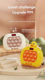 whac-a-mole game, LCD decompression toy, focus-enhancing game, intelligence-boosting toy, memory game, puzzle game, Australian market - Green - Size 10-key