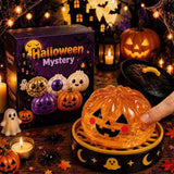 Halloween toys, mystery blind box, pumpkin toys, ghost toys, eyeball toys, slow-rebound pectin, stress relief toy, Halloween gifts, Halloween decorations, Australian Halloween, sensory toy - Purple Phantom - Size 8cm