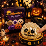 Halloween toys, mystery blind box, pumpkin toys, ghost toys, eyeball toys, slow-rebound pectin, stress relief toy, Halloween gifts, Halloween decorations, Australian Halloween, sensory toy - Purple Phantom - Size 8cm