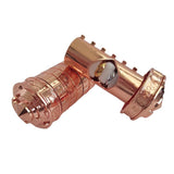 Da Vinci Code, Lock Cylinder, Puzzle, Gift, Valentine's Day Gift, Christmas Gift, Birthday Gift, Australian Puzzle, Brain Teaser, Code Breaking - Bronze - Size L In Australia - Darrahopens