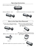 Da Vinci Code, Lock Cylinder, Puzzle, Gift, Valentine's Day Gift, Christmas Gift, Birthday Gift, Australian Puzzle, Brain Teaser, Code Breaking - Bronze - Size L