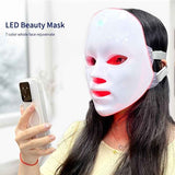 7-Color LED Light Therapy Facial Mask for Skin Rejuvenation
