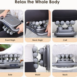 16-head massage gun, deep-tissue massager, electric massage tool, 9 modes, 9 intensity levels, quiet muscle massager, body muscle massage, percussion massager, muscle recovery, self-care - Starry-sky color - Size Sixteen pieces