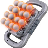 16-head massage gun, deep-tissue massager, electric massage tool, 9 modes, 9 intensity levels, quiet muscle massager, body muscle massage, percussion massager, muscle recovery, self-care - Starry-sky color - Size Sixteen pieces