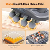 16-head massage gun, deep-tissue massager, electric massage tool, 9 modes, 9 intensity levels, quiet muscle massager, body muscle massage, percussion massager, muscle recovery, self-care - Starry-sky color - Size Sixteen pieces