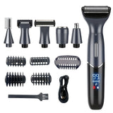 Women'S Hair Remover 7-In-1 Hair Remover Body Hair Removal Facial Hair Removal - Black - Size SET