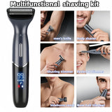 Women'S Hair Remover 7-In-1 Hair Remover Body Hair Removal Facial Hair Removal - Black - Size SET