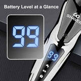 Men'S Electric Shaver 4-In-1 Shaver Multifunctional Shaver USB Charging Shaver - Black - Size 1168 In Australia - Darrahopens