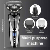 Men'S Electric Shaver 4-In-1 Shaver Multifunctional Shaver USB Charging Shaver - Black - Size 1168 In Australia - Darrahopens