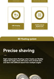 8 blade head shaver, bald head trimmer, hair trimmer for men, grooming tool, USB rechargeable shaver, head shaver Australia, bald head grooming kit - Silver - Size SET In Australia - Darrahopens