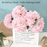 White Green Artificial Hydrangea White Hydrangea 18-Inch Flowers Real-Touch Flowers Wedding In Australia - Darrahopens