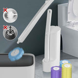 Disposable Toilet Brush Toilet Brush Set Bathroom Cleaning Replacement Brushes - White - Size 01 In Australia - Darrahopens