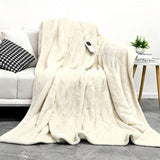 Electric Heated Blanket Smart Thermostatic Intelligent Timing Automatic - Gray - Size 1.5-1.8m