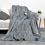 Electric Heated Blanket Smart Thermostatic Intelligent Timing Automatic - Gray - Size 1.5-1.8m