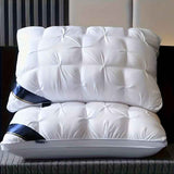 Luxury Pillow Quilted Pillow High-Quality Pillow Comfortable Pillow Bedding - Gray - Size 700g medium pillow In Australia - Darrahopens