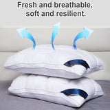 Luxury Pillow Quilted Pillow High-Quality Pillow Comfortable Pillow Bedding - White - Size 500g special low pillow