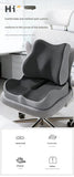 Ergonomic Seat Cushion Backrest Comfortable Seating Office Chair Cushion Lumbar - Beige - Size 01