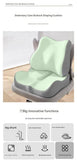 Ergonomic Seat Cushion Backrest Comfortable Seating Office Chair Cushion Lumbar - Green - Size 01