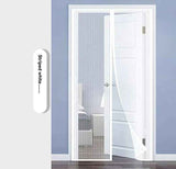 Magnetic Screen Door Self-Sealing Mesh Curtain Heavy-Duty Screen Door Insect - White - Size 110-210cm In Australia - Darrahopens