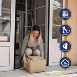 Magnetic Screen Door Self-Sealing Mesh Curtain Heavy-Duty Screen Door Insect - White - Size 110-210cm In Australia - Darrahopens