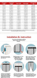 Magnetic Screen Door Self-Sealing Mesh Curtain Heavy-Duty Screen Door Insect - White - Size 80-210cm In Australia - Darrahopens