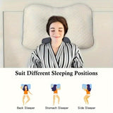 Knitted Neck Pillow Ultra Soft Pillow Breathable Pillow Moisture Wicking Pillow - Black - Size 1000g