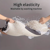 Knitted Neck Pillow Ultra Soft Pillow Breathable Pillow Moisture Wicking Pillow - White - Size 500g