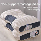 Knitted Neck Pillow Ultra Soft Pillow Breathable Pillow Moisture Wicking Pillow - White - Size 900g