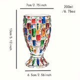 hand-painted glasses, highball glasses, lead-free crystal, colorful drinkware, festive glasses, handcrafted crystal glasses, juice glasses, whiskey glasses, cocktail glasses, iced tea glasses, Christmas glasses, Australian home bar, unique glassware, hand