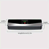 Silver Black USB Charging Food Vacuum Sealer Indoor Kitchen Outdoor Camping Food In Australia - Darrahopens