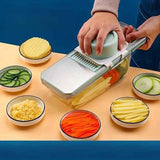 Green Vegetable Slicer 6-Piece Set Kitchen Tool Meal Prep Vegetable Cutting Durable In Australia - Darrahopens