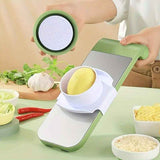 Green Vegetable Slicer 6-Piece Set Kitchen Tool Meal Prep Vegetable Cutting Durable In Australia - Darrahopens