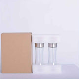 Silver Blue Stainless Steel Salt And Pepper Grinder Set Adjustable Grinders Glass Salt And In Australia - Darrahopens