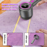 Portable Fuzz Remover Multifunctional Fuzz Remover LED Display Fuzz Remover - Purple - Size 01