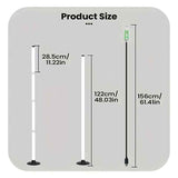 Smart LED Floor Lamp RGBICB Mood Light Ambient Light With Backlight - Rainbow - Size 01 In Australia - Darrahopens