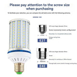 High-Power LED Corn Light Bulb Energy-Efficient Bulbs Home Lighting Garden - White - Size E27-40W