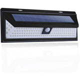 Solar Wall Light 180 LED PIR Motion Sensor Outdoor Garden Light IP65 Waterproof - Black - Size 001 In Australia - Darrahopens