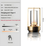 Camping Night Lamp Rechargeable Lamp Portable Camping Light ABS Lamp Touch - Gold - Size 01 In Australia - Darrahopens